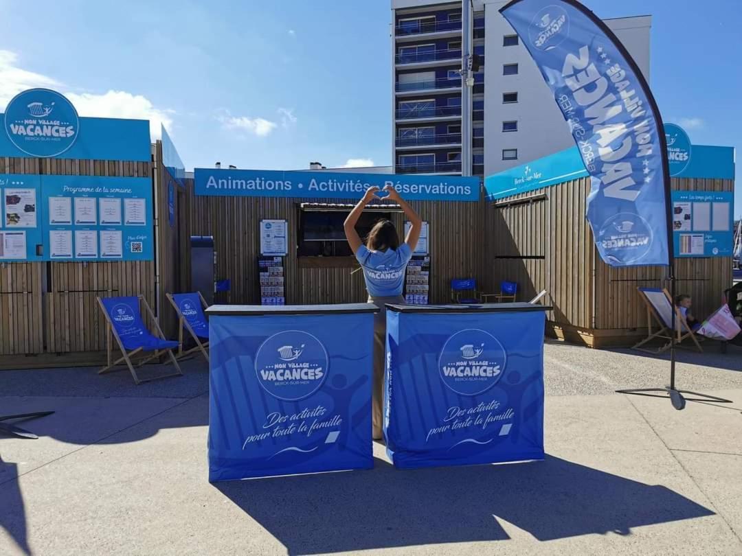 L'Alteia - L'Appartement Les Pieds Dans L'Eau Avec Place De Parking Prive Et Acces Direct A La Plage Berck Kültér fotó
